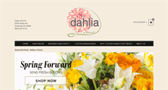 Desktop Screenshot of dahliaaflorist.com